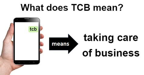 what does take care of tcb mean